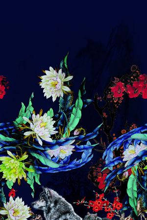 女装定位花印花华亿平台图片