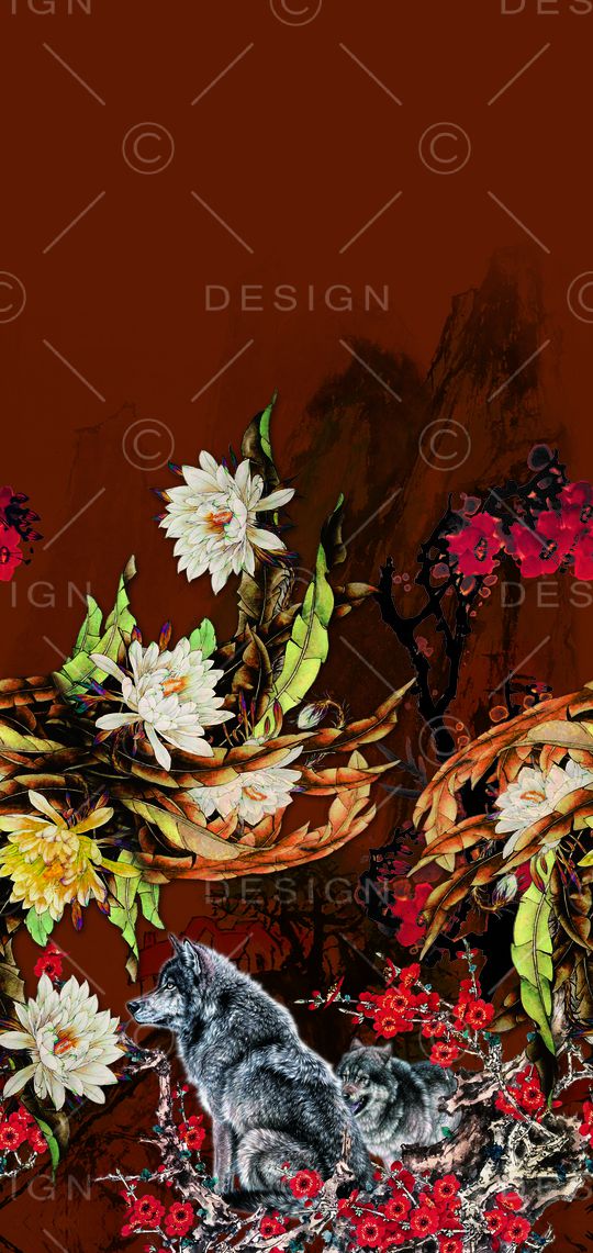 女装定位花印花华亿平台图片