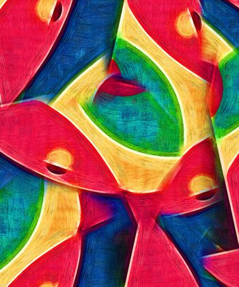 几何印花华亿平台图片