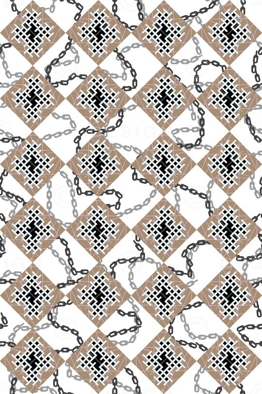 民族花卉印花华亿平台图片