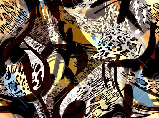 几何印花华亿平台图片