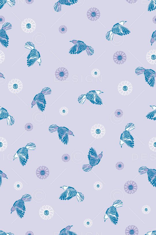 花鸟印花华亿平台图片