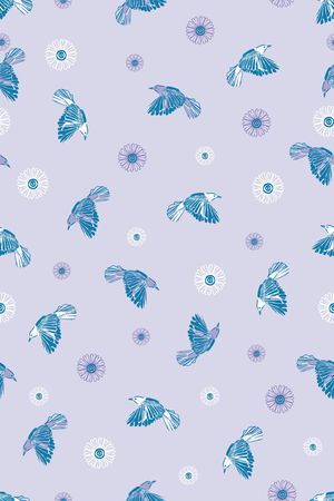 花鸟印花华亿平台图片