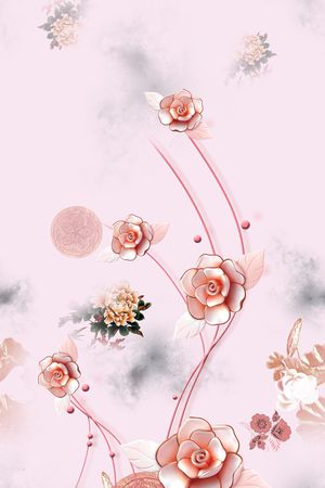 连衣裙印花华亿平台图片