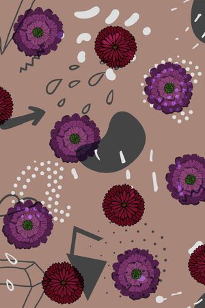 几何印花华亿平台图片