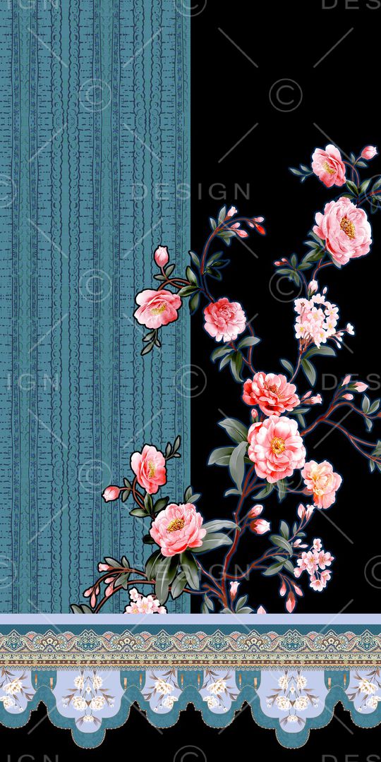 连衣裙印花华亿平台图片