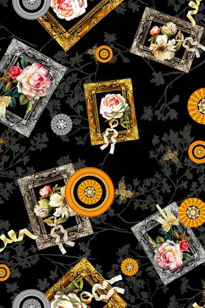 时尚印花华亿平台图片