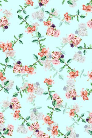 连衣裙印花华亿平台图片