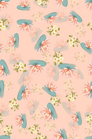 连衣裙印花华亿平台图片