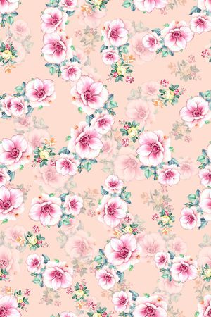 连衣裙印花华亿平台图片