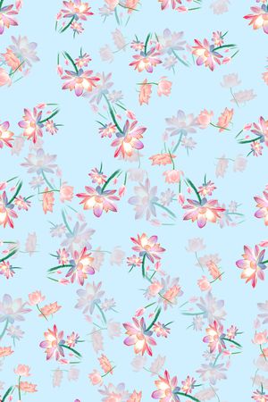 连衣裙印花华亿平台图片