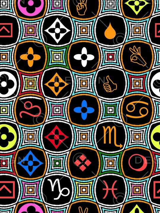 几何印花华亿平台图片