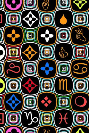 几何印花华亿平台图片