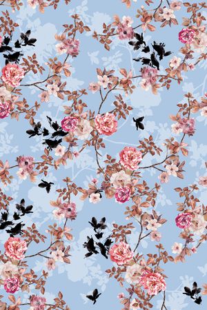 水彩印花华亿平台图片