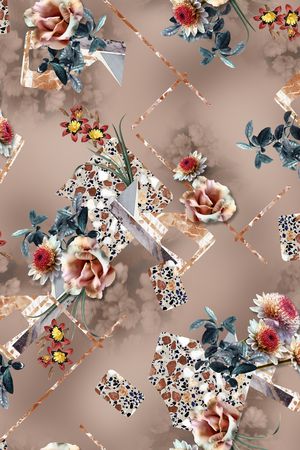 几何印花华亿平台图片