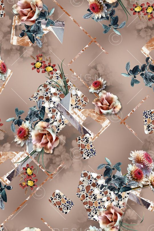 几何印花华亿平台图片