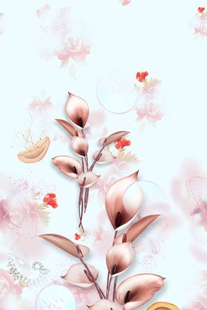 连衣裙印花华亿平台图片