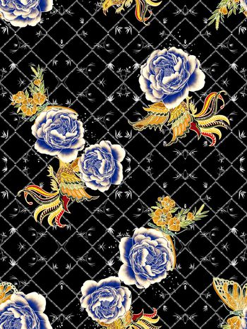 线条印花华亿平台图片