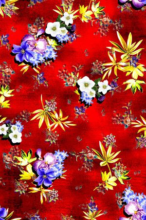 连衣裙印花华亿平台图片