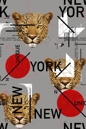 几何印花华亿平台图片