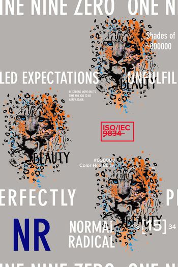 字母印花华亿平台图片