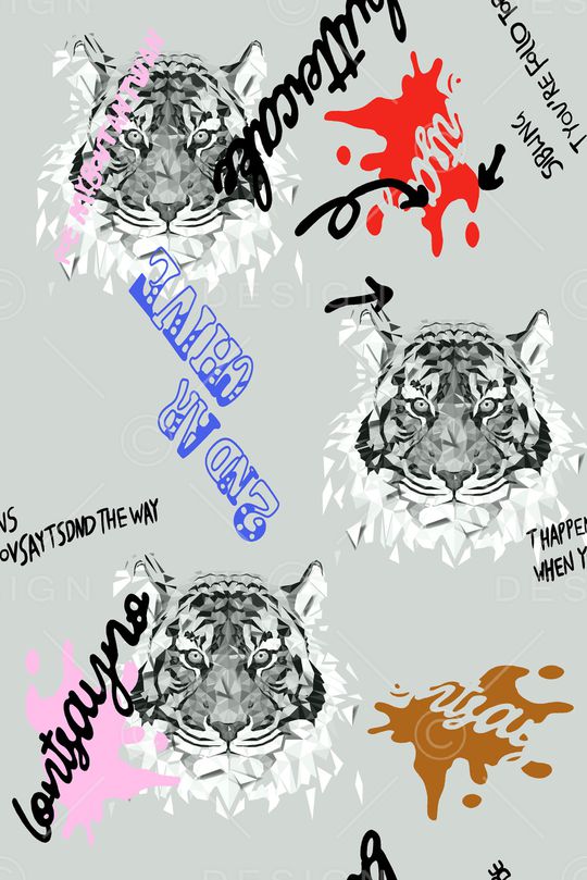几何印花华亿平台图片
