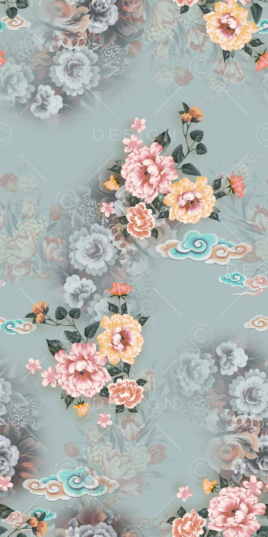 绿植树叶印花华亿平台图片