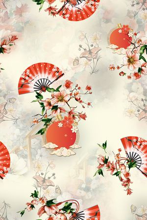 绿植树叶印花华亿平台图片