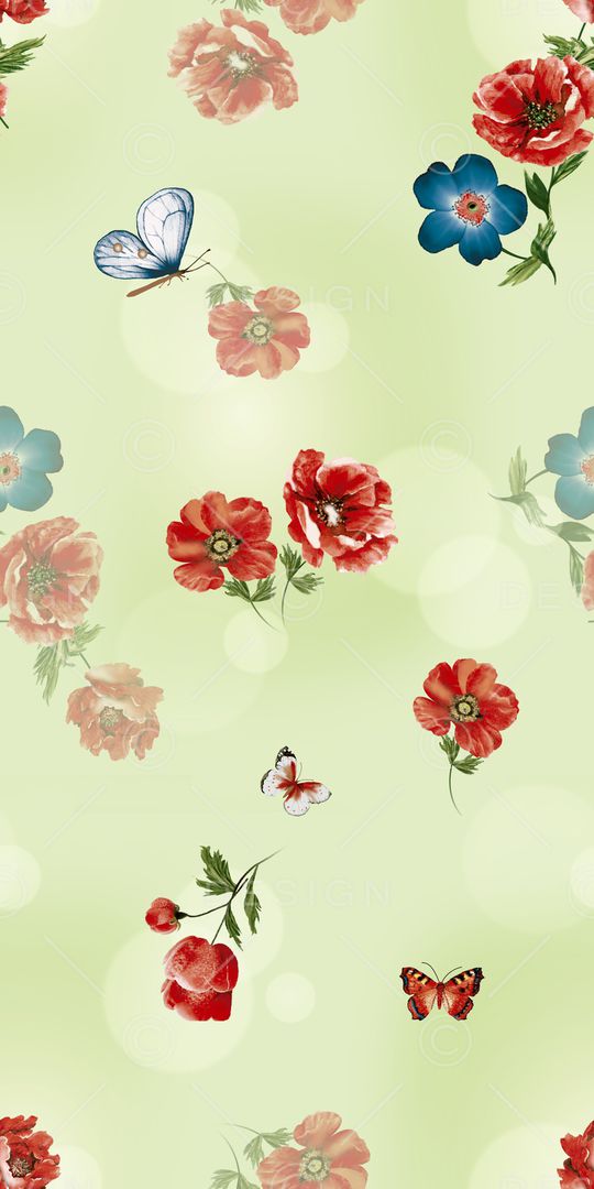 绿植树叶印花华亿平台图片