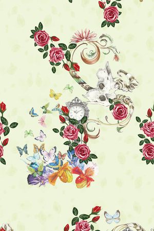 绿植树叶印花华亿平台图片