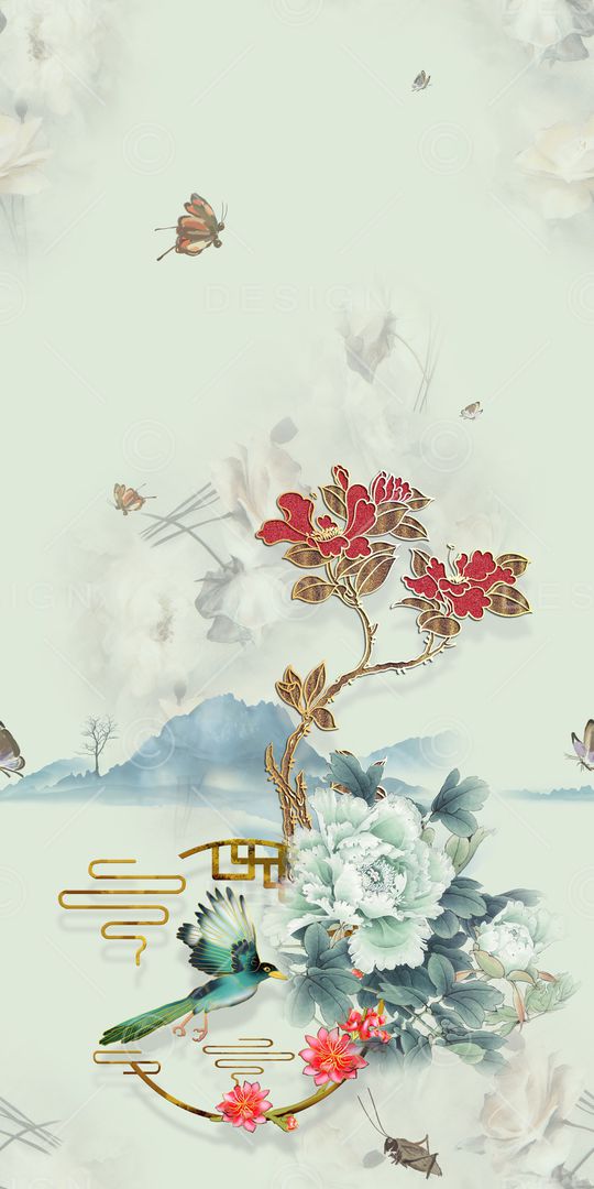 定位花印花华亿平台图片