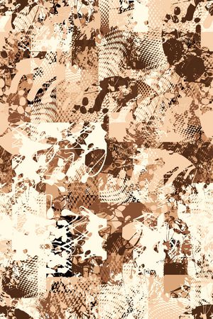 抽象男装印花华亿平台图片