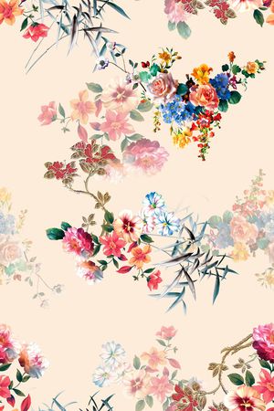 绿植树叶印花华亿平台图片