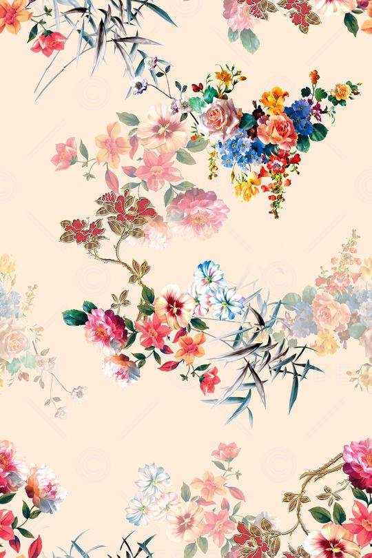 绿植树叶印花华亿平台图片