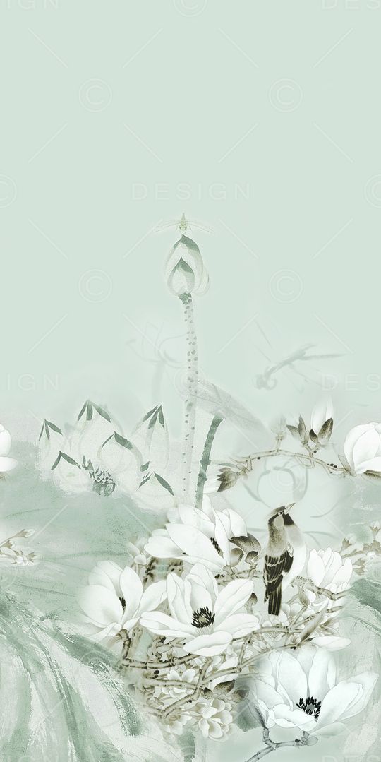 民族花卉印花华亿平台图片