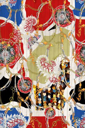 几何印花华亿平台图片