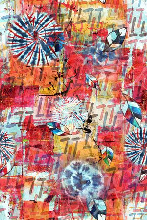 几何印花华亿平台图片