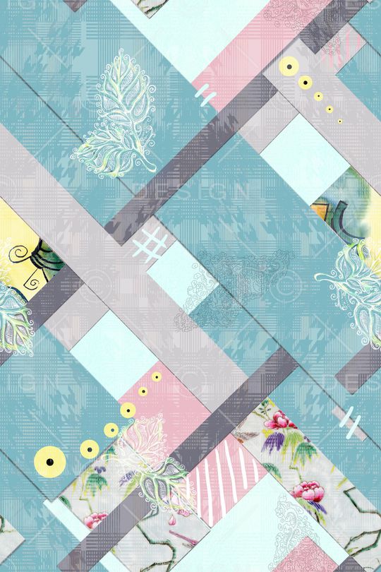 几何印花华亿平台图片