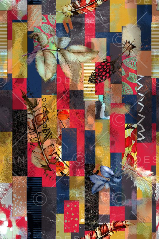 几何印花华亿平台图片