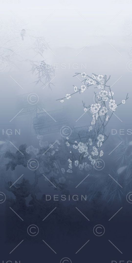 民族花卉印花华亿平台图片