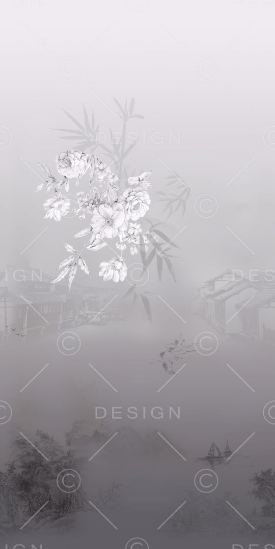 民族花卉印花华亿平台图片