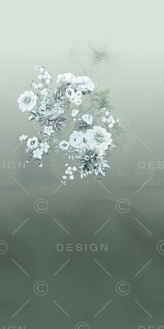 民族花卉印花华亿平台图片