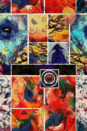 几何印花华亿平台图片