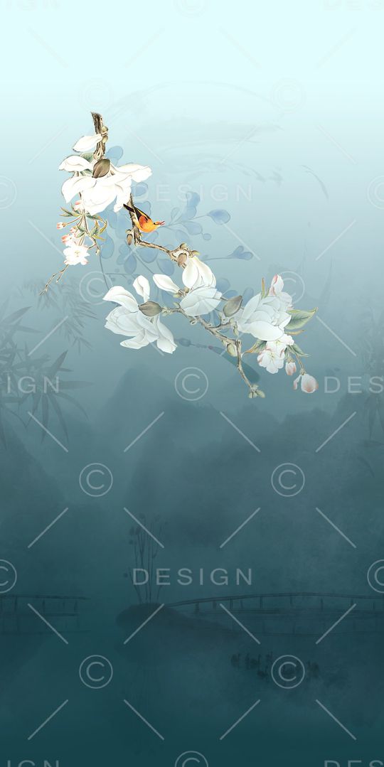 民族花卉印花华亿平台图片