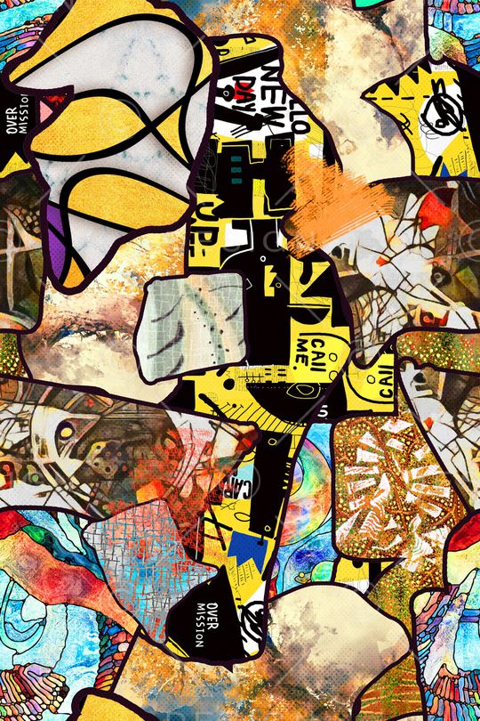 几何印花华亿平台图片