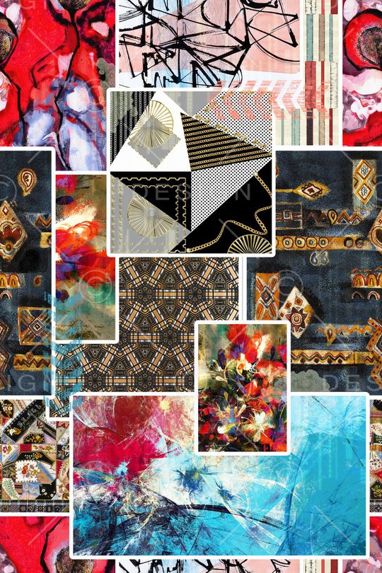 几何印花华亿平台图片