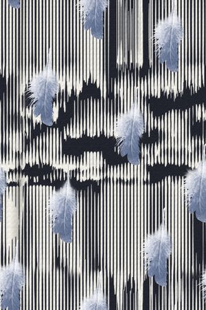 几何花卉印花华亿平台图片