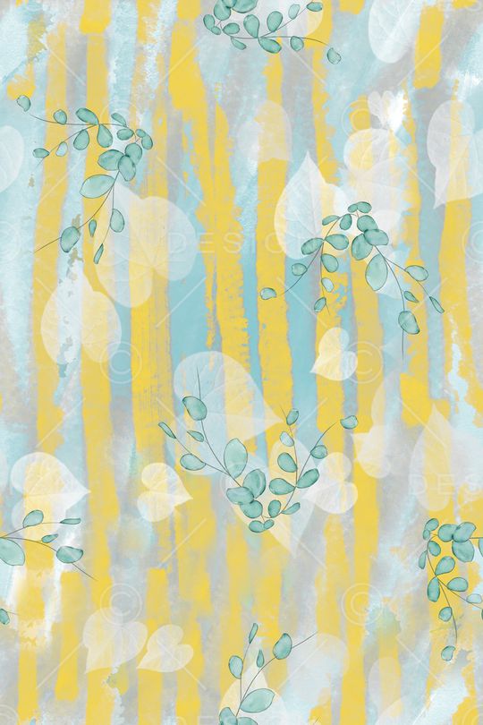 几何花卉印花华亿平台图片