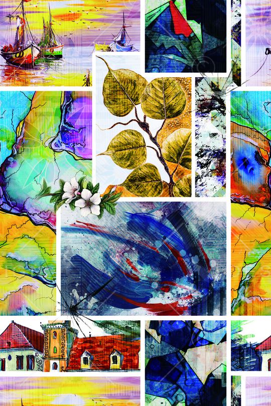 几何印花华亿平台图片