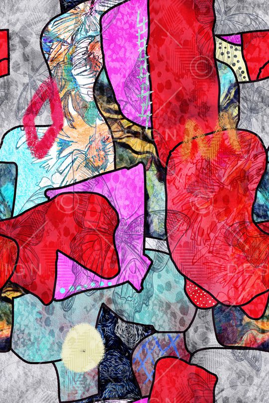 几何印花华亿平台图片